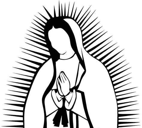 Virgin Mary Only One Design Ai Cdr Dxf Eps  Pdf Png Svg