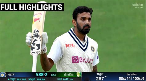 Highlights India Vs Australia 4th Test Full Match Highlights Ind Vs