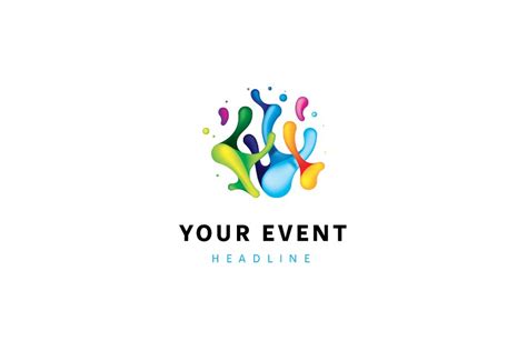 Your Event Logo Template Creative Logo Templates ~ Creative Market