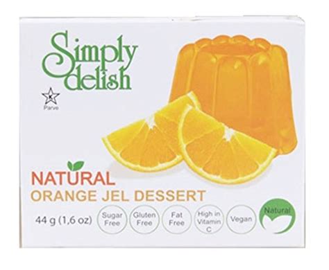Simply Delish Dessert Jel Orange 16 Ounce Pack Of 6 By Simply Delish