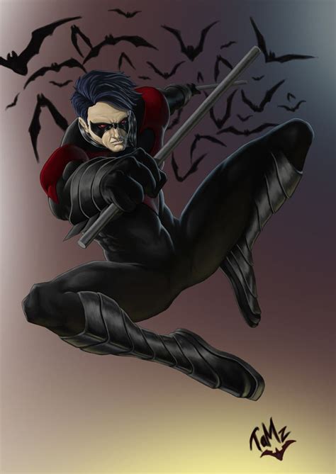 New 52 Nightwing By Tamzs On Deviantart Nightwing Nightwing And Batgirl Comic Character