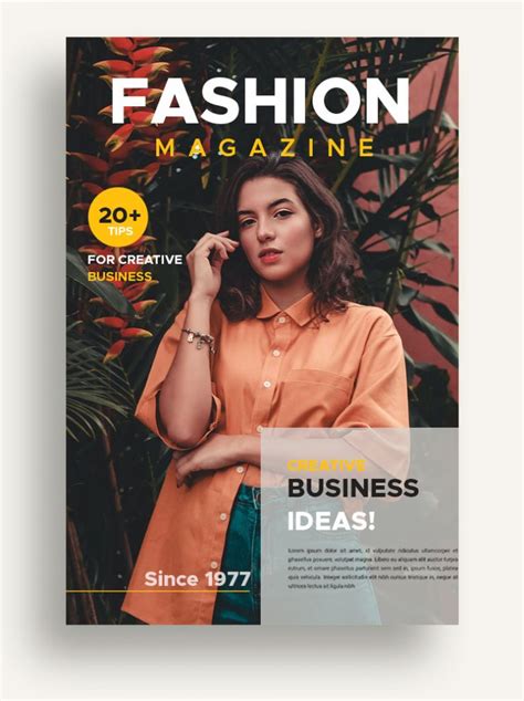10 Magazine Cover Template Free Psd Template Business Psd Excel