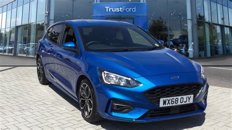 Ford Focus St Line 2019 Desert Island Blue Ford Focus Review