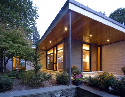 Modern architecture exterior home ideas. shiplap-siding-Exterior-Contemporary-with-brick-wall-mid ...