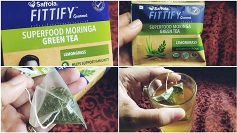 saffola fittify gourmet green tea review youtube