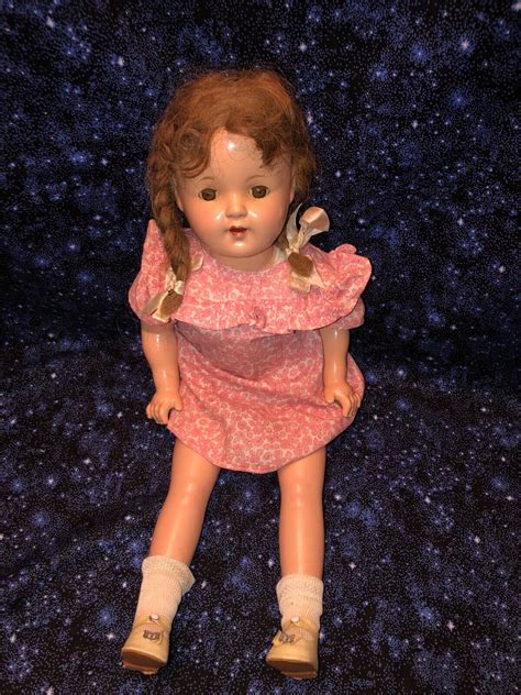 Vintage Effanbee Mary Ann Lovums Doll 21 Composition And Cloth Body Ebay