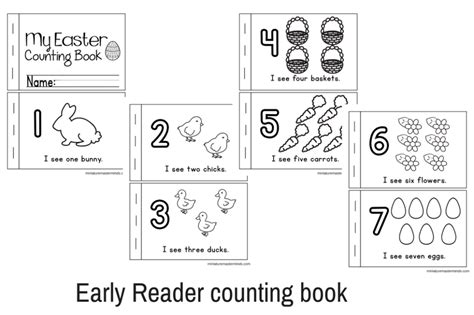 To each page to represent the number. Free printable counting books for kindergarten, donkeytime.org