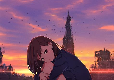 Broken Heart Anime Girl Full Hd Wallpaper