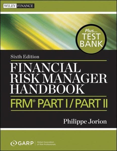 Financial Risk Manager Handbook Ebook Pdf Von Philippe Jorion Garp