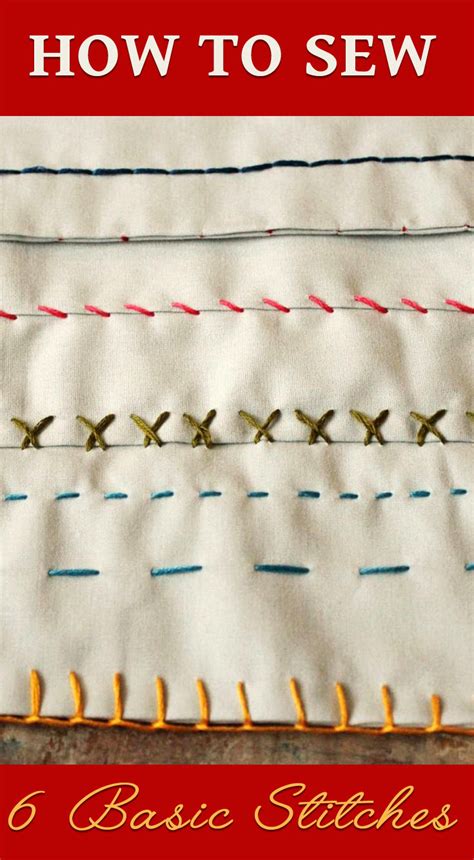 How To Sew 6 Basic Hand Stitches Only Awesome Top Lists