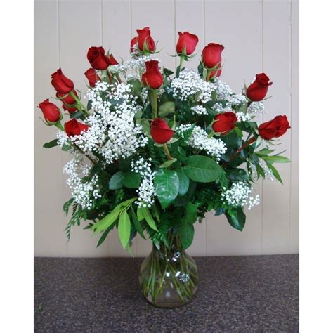 Classic 2 Dozen Rose Arrangement Any Color Sunshine Designs Florist