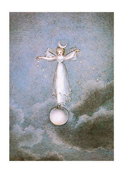 The Moon Fairy Fairies Greeting Card In 2023 Fairy Art Moon Fairy