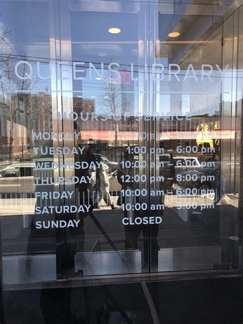Hours may change under current circumstances Queens Library in Astoria | Queens Library 40-20 Broadway ...