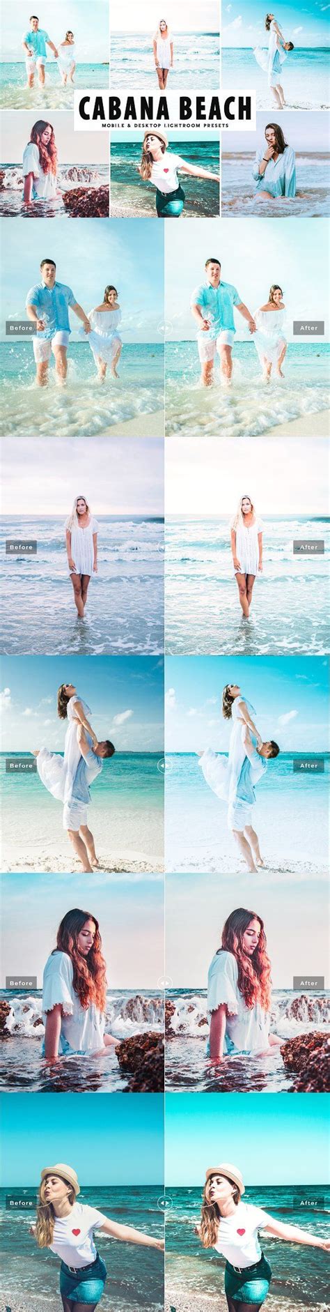 You won't need paid adobe subscription or any. Cabana Beach Lightroom Presets | Lightroom presets ...