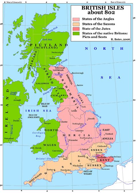 The Seven Kingdoms All About History Anglo Saxons