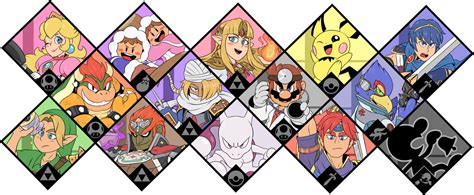 Super Smash Bros. Ultimate - Melee Fighters by Zieghost on DeviantArt