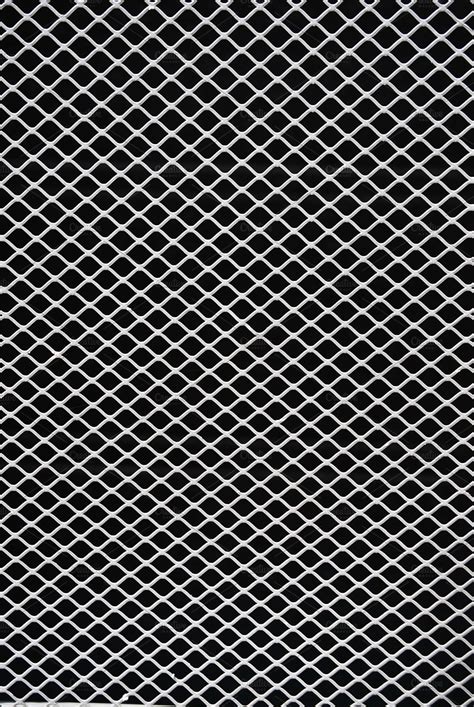 Metallic Grille Texture Featuring Metallic Mesh And Grid High