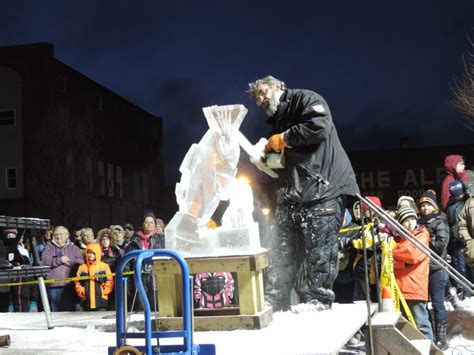 Experience The Sault Ste Marie Downtown Winter Ice Festival Sault