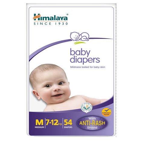 Himalaya Baby Care Baby Diapers Medium 54 Diapers Buy Himalaya Baby