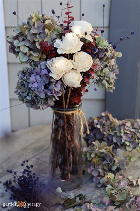 Make Your Own Dazzling Dried Flower Arrangements Garden Therapy