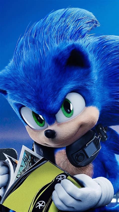 Download Wallpaper 1080x1920 Sonic The Hedgehog 2020 Movie 1080p