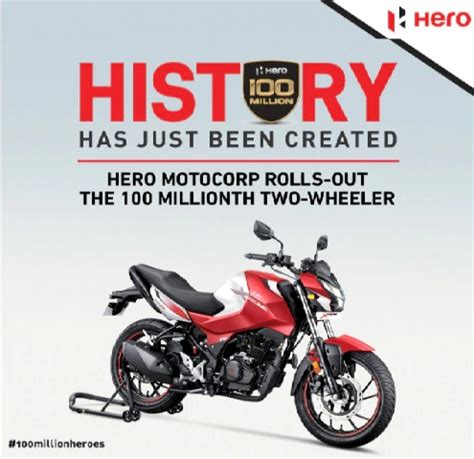 Hero Xtreme 160r Hundred Millionth Edition Price Specifications And Details