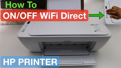 How To Turn On Wifi Direct On Hp Printers Youtube