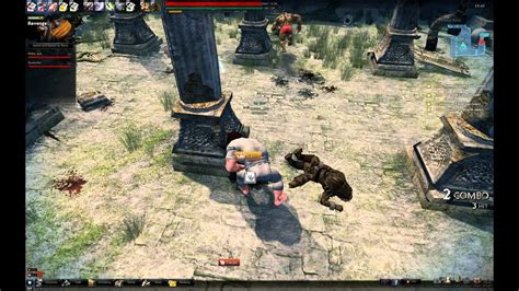 Vindictus Gameplay Two Naked And Unarmored Karoks In Perilious Ruins