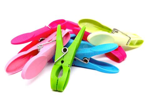 clothes pegs stock image image of plastic laundry coloured 91396599