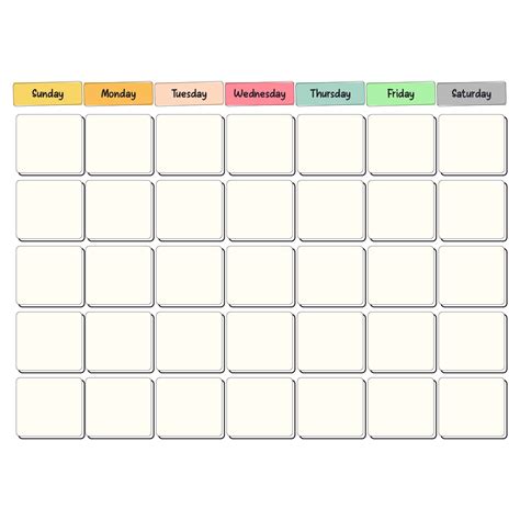 Best Printable Calendar Blank Calendar Template