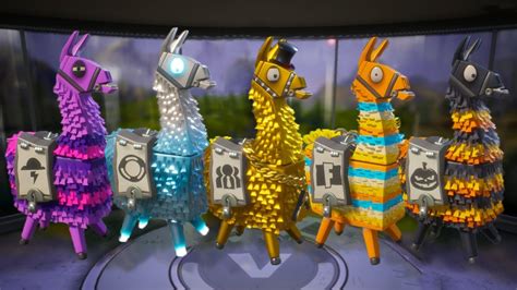 Fortnite Opening A Whole Bunch Of Loot Llamas Youtube