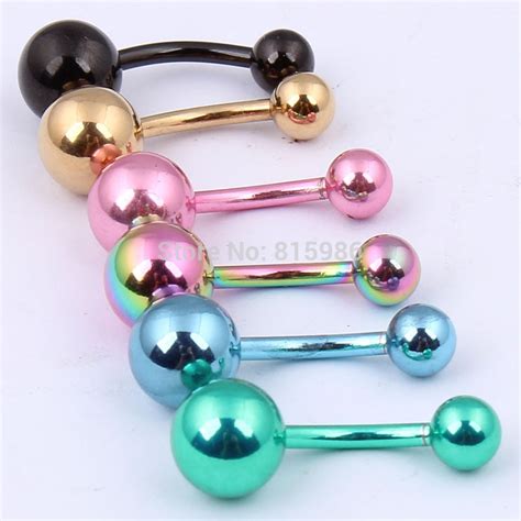 1 Pcs Navel Belly Rings Stainless Steel Fake Navel Ring Belly Button