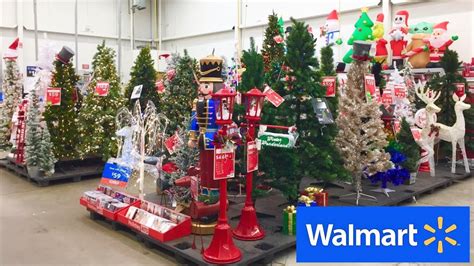 Walmart Christmas Decorations Christmas Trees Home Decor Shop With Me