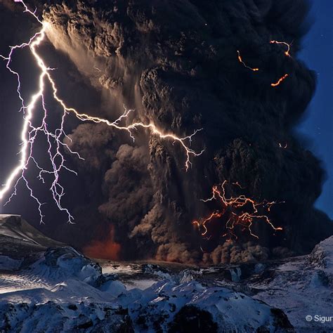 Volcano Volcano Photos Volcano Lightning Nature