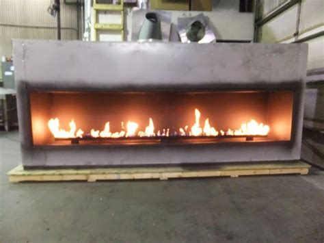 Acucraft Fireplaces Linear Gas Fireplace Blaze 10