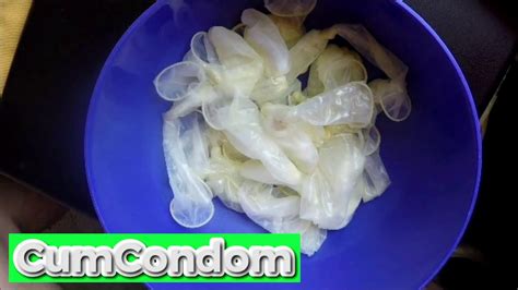 Frozen Sperm Cum Condom Collection Youtube