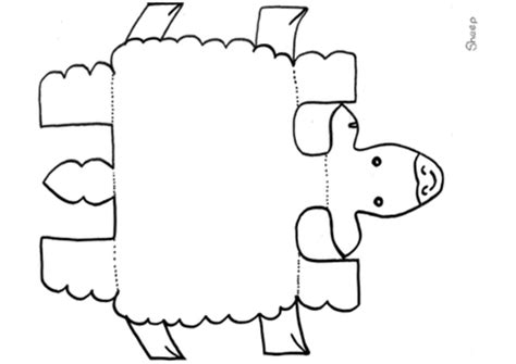 They are great for parties, classrooms, weddings, and more! 3D sheep template.pdf