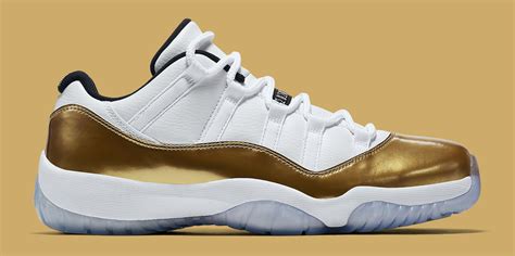 While the precious color has been used sparingly over the years, jordan brand has recently been hit with the fever, sending out exclusives to. Gold Air Jordan 11 Low Closing Ceremony | Sole Collector