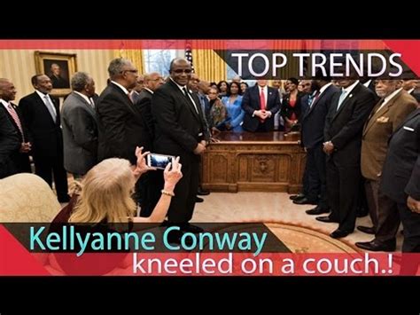 Kellyanne Conway Kneeling White House Photo Called Disrespectful Couch Photo Sparks Memes