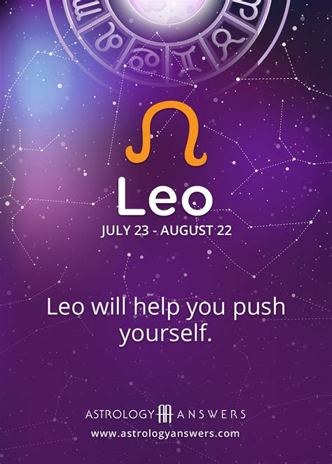 Leo Daily Horoscope Astrologyanswers Com Leo Zodiac Facts Leo