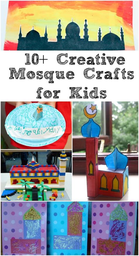 13 Creative Mosque Crafts To Make With Kids In The Playroom