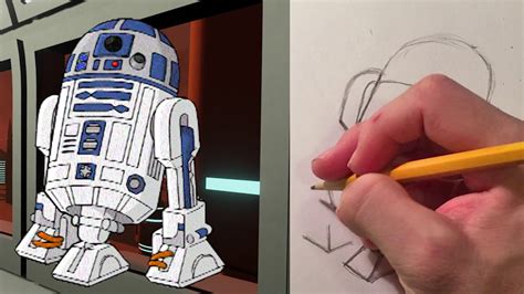 How To Draw Star Wars R2 D2 Youtube