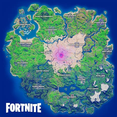 Here are all of the new pois in fortnite here's how the new map looks when you enter the game for the first time. Fortnite: Map-Änderungen zu Season 5 - Bringt 4 neue Orte