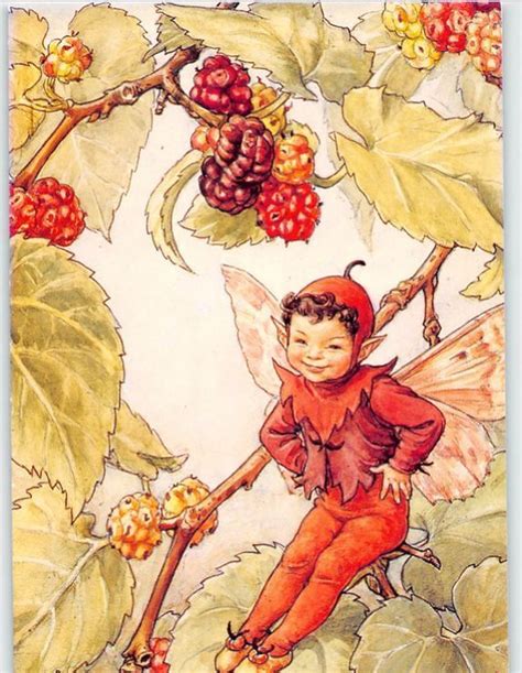 399 Flower Fairy Greeting Card Cicely Mary Barker Cute Boy
