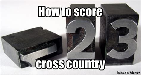 How Is Cross Country Scored Xcmom