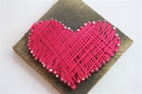 How To Make A Homemade String Heart 7 Steps With Pictures