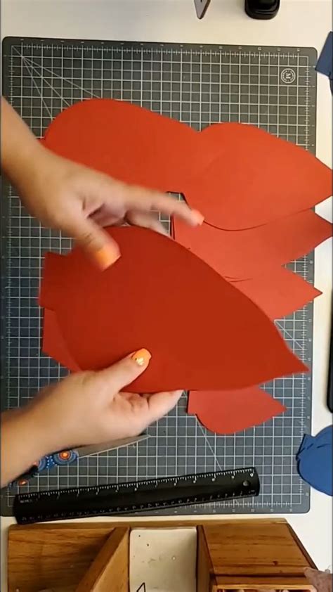 How To Make A Paper Poinsettia Poinsettia Craft Diy Holiday Flowers