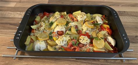 Traybake Met Kip Groentes En Aardappel Recept