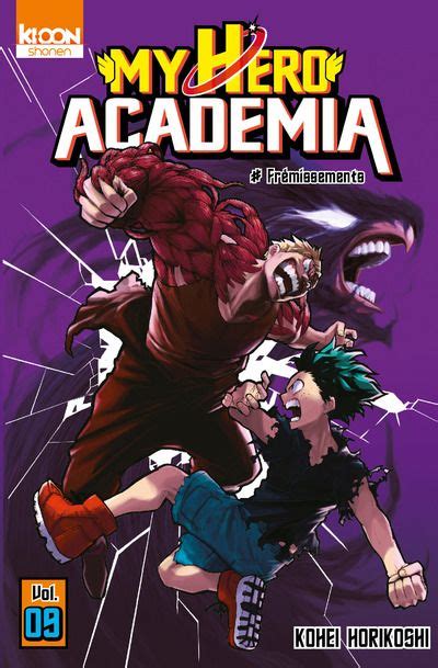 Vol9 My Hero Academia Frémissements Manga Manga News