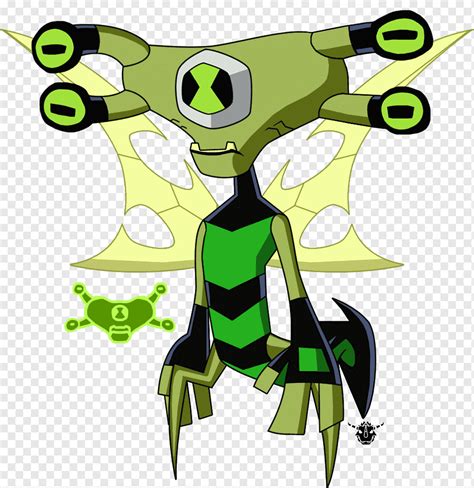 Ben 10 Swampfire Arte Digital Alien Cinzento Outros Grama Desenho